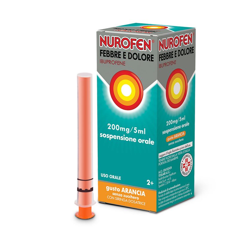 Image of Nurofen Febbre e Dolore Ibuprofene Bambini 200 mg/5 ml 100 ml