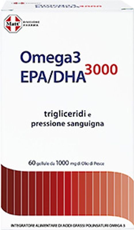 Matt Omega 3 EPA/DHA 300 trigliceridi e pressione sanguigna 60 gellule |  Amica Farmacia