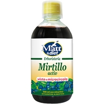 Matt&diet Mirtillo Activ vista e microcircolo 500ml con misurino