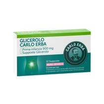 Glicerolo Carlo Erba Prima Infanzia 900mg 12 supposte glicerolo-1