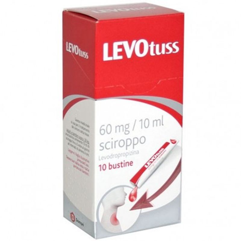 Levotuss Sciroppo 60mg/10ml 10 Bustine