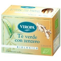 Viropa Tè verde con zenzero biologico 15 filtri