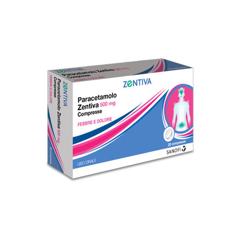Image of Paracetamolo Zentiva dolore e febbre 500mg 30 compresse