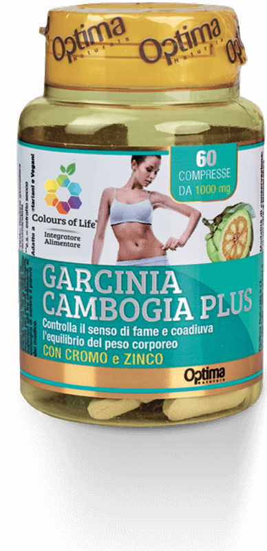 Image of Optima Colours of Life Garcinia Cambogia Plus utile per il peso corporeo 60 compresse