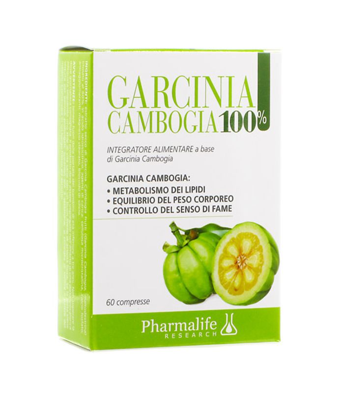 Pharmalife Garcinia Cambogia 100% integratore per il metabolismo 60 compresse