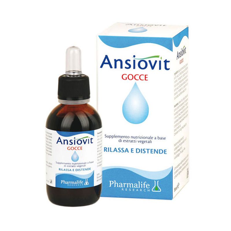 Pharmalife Ansiovit Gocce 50ml Integratore Alimentare