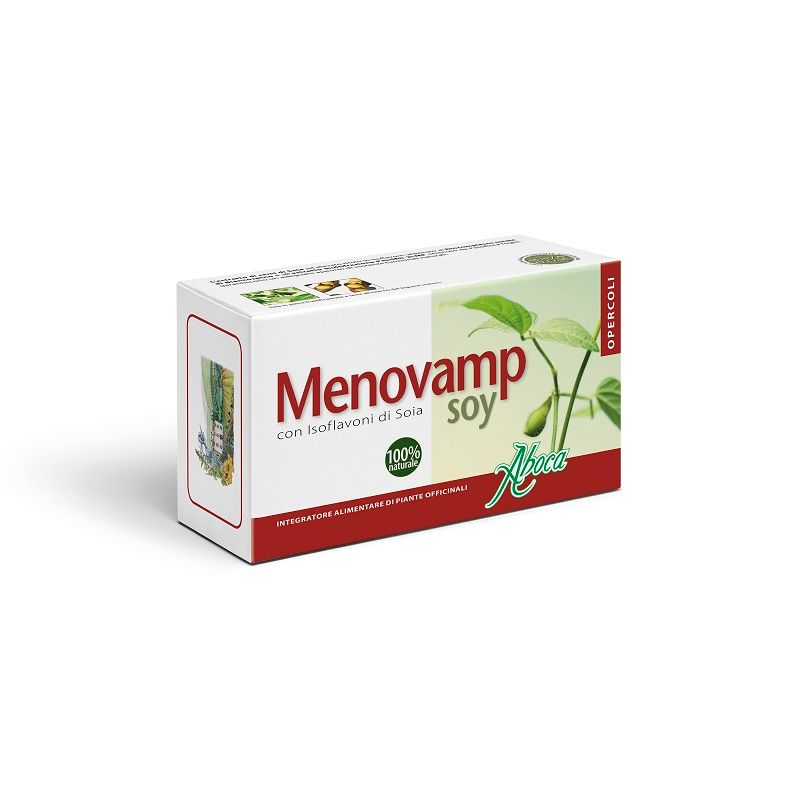 Aboca Menovamp Soy integratore alimentare con Isoflavoni di Soia 60 opercoli