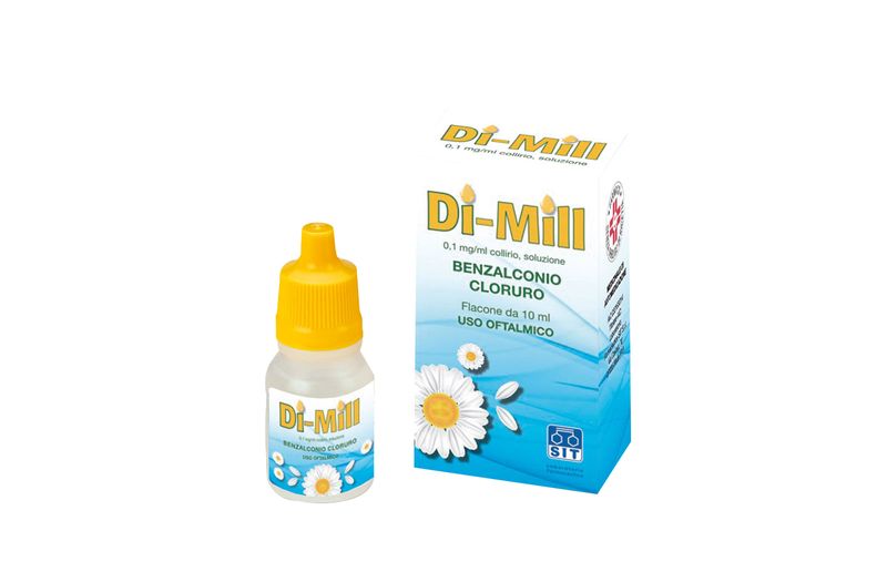 Di-Mill Collirio 0,1 mg/ml Benzalconio Cloruro 10 ml