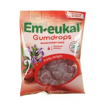 Em-eukal caramelle gommose con oli essenziali ciliegia e salvia