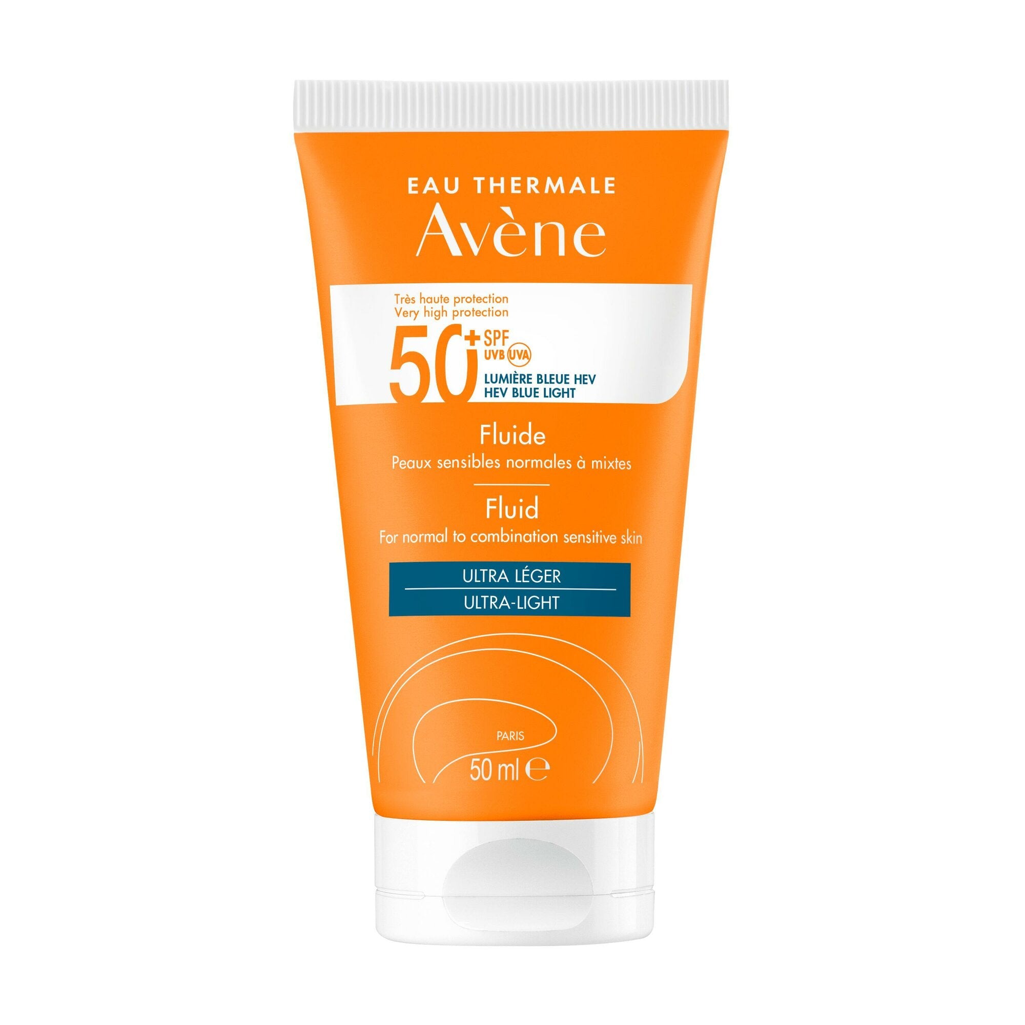 Av&egrave;ne Fluido SPF 50+ Solare Viso 50ml Protezione UV