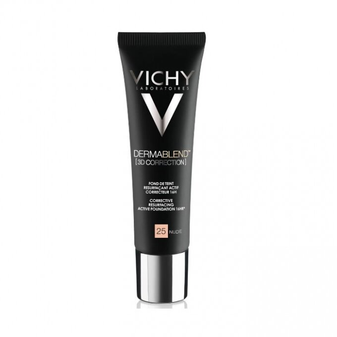 Vichy Dermablend 3D Fondotinta coprente per pelle grassa con imperfezioni tonalità 25 - 30 ml