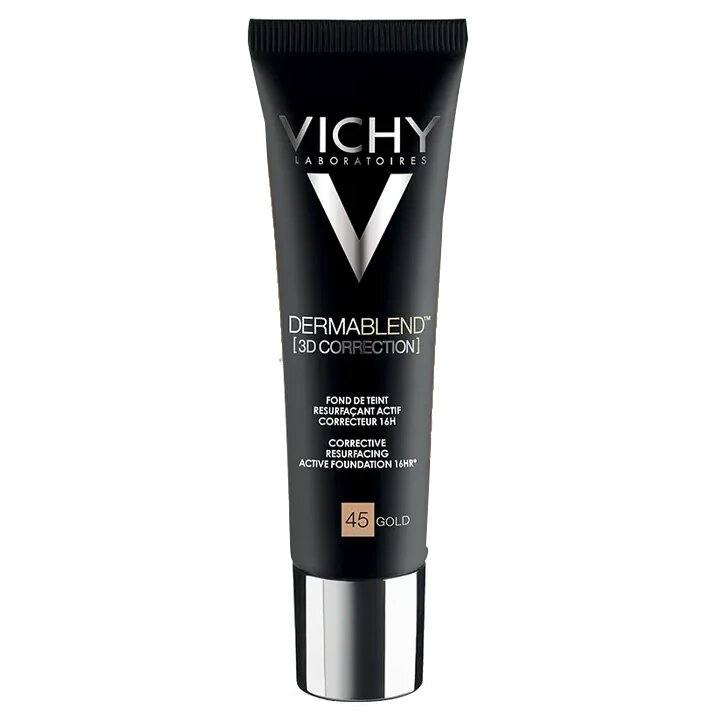 Vichy Dermablend 3D Fondotinta coprente per pelle grassa con imperfezioni tonalità 45 - 30 ml