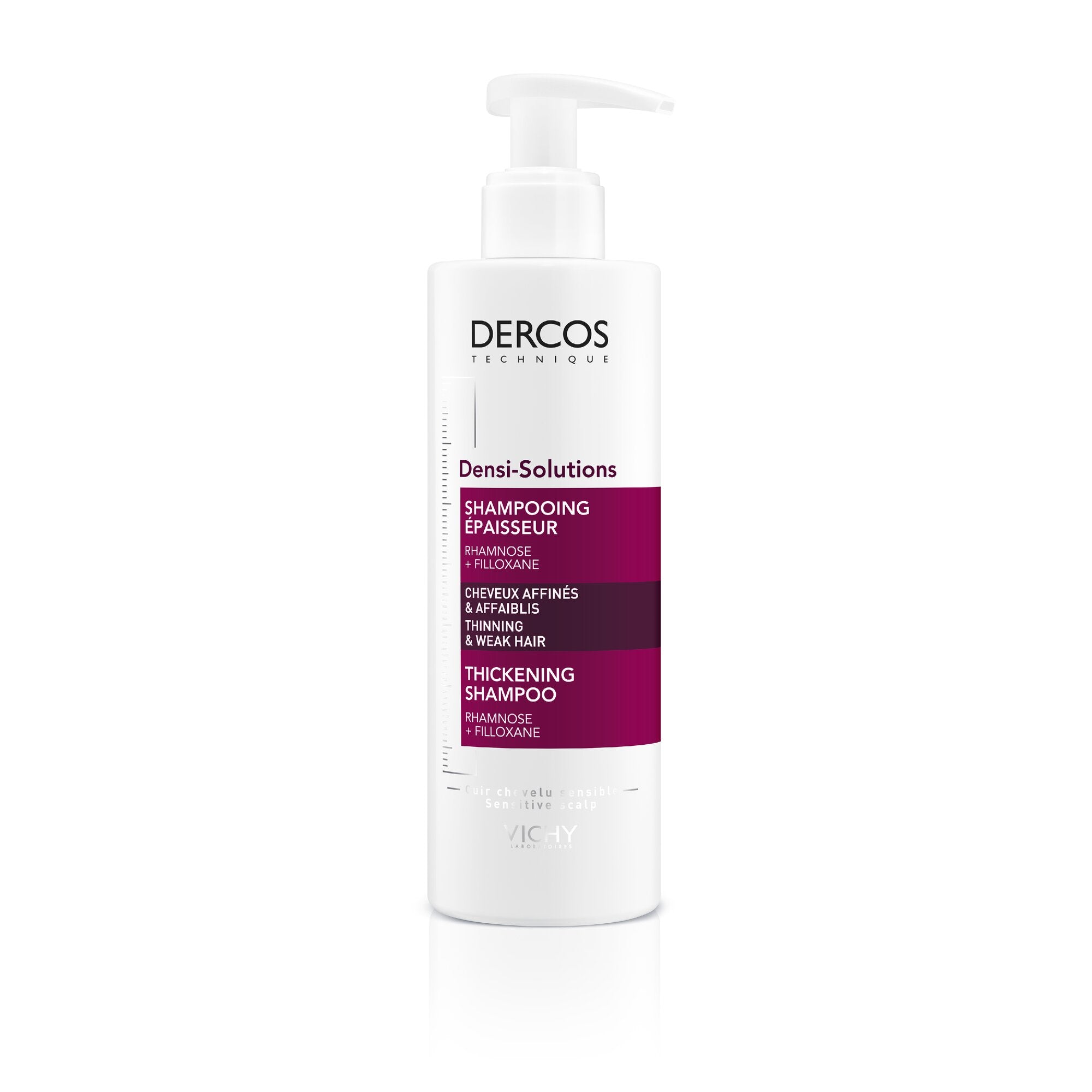 Vichy Dercos Densisolution shampoo per rigenerare lo spessore dei capelli 250 ml