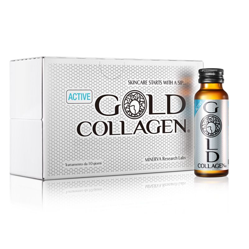 Gold Collagen Active integratore 10 flaconcini-1