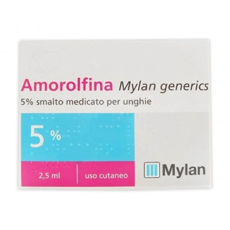 Amorolfina 5% Smalto per le micosi dell'unghia 2,5ml