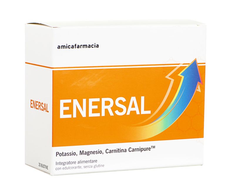 Amicafarmacia Enersal vitamine e sali minerali 20 bustine gusto arancia