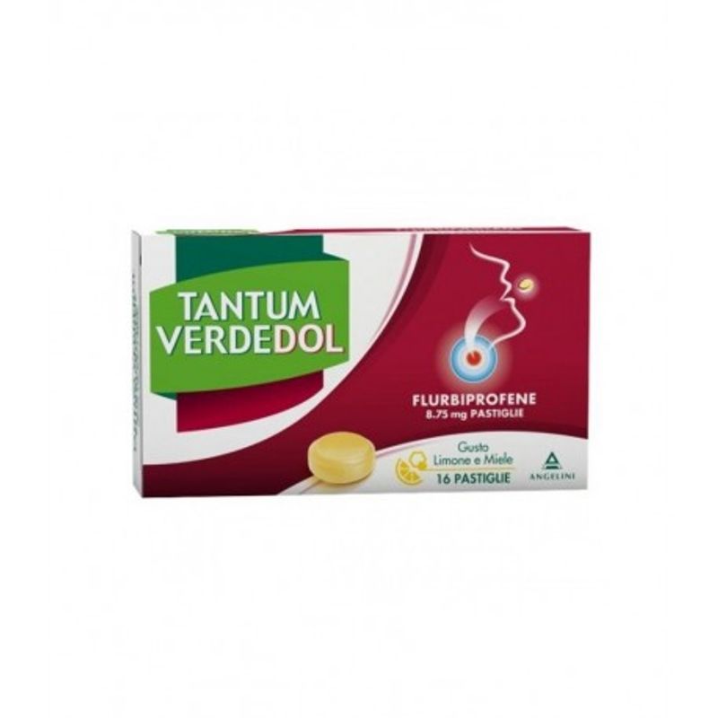 Tantum Verdedol 16 pastiglie gusto limone e miele