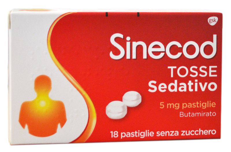 Sinecod Tosse Sedativo Senza Zucchero 18 Pastiglie