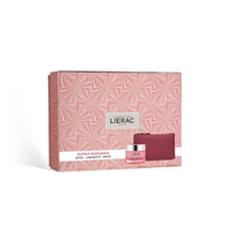 Lierac Cofanetto Supra Radiance Gel-Crema 50 ml + Pochette in pelle Rue des Fleurs