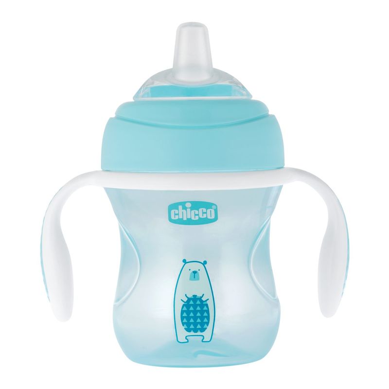 Chicco Tazza Transition Cup 4m+ 200 ml Azzurro