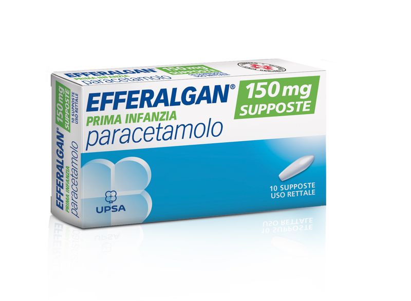 Image of Efferalgan Paracetamolo Febbre bambini 10 Supposte