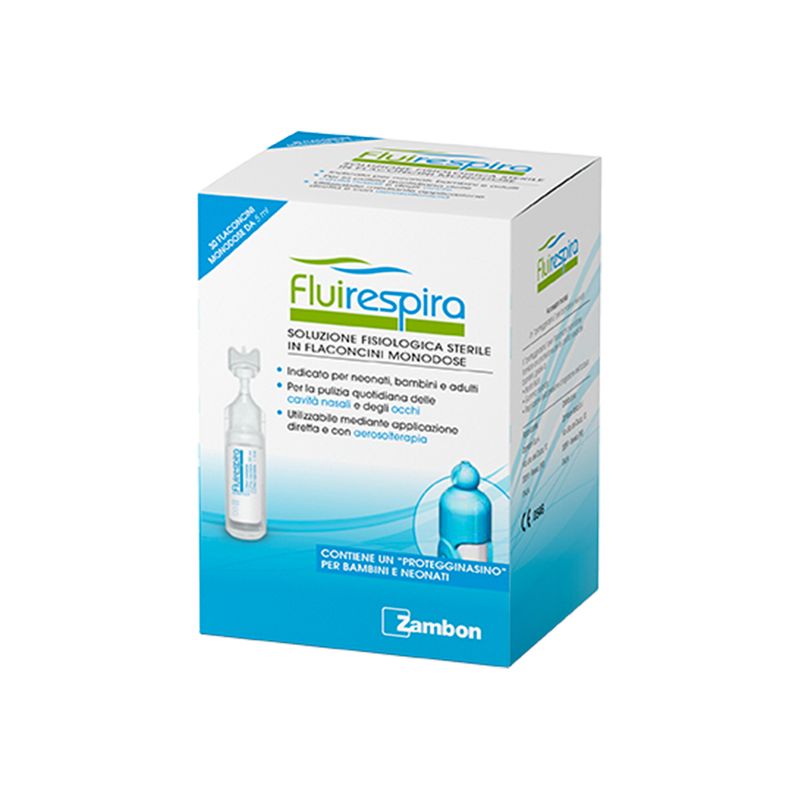 Fluirespira soluzione fisiologica sterile 30 flaconcini monodose