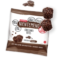 Enervit Nientemeno 5 Buste di croccanti bites senza glutine al cioccolato fondente-1