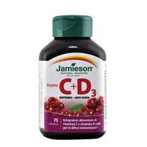 Biovita Jamieson Vitamina C+D3 integratore alimentare per il sistema immunitario 75 compresse