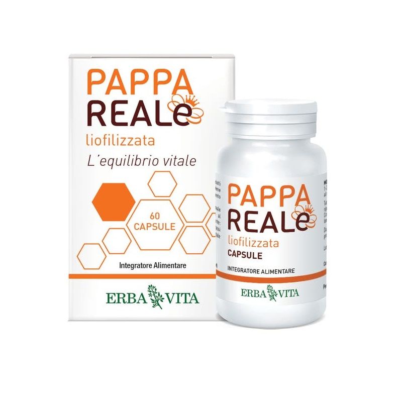 Erba Vita Pappa Reale Integratore Alimentare ricostituente a sostegno dell'organismo 60 capsule-1
