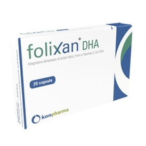 Folixan DHA integratore alimentare per le donne in gravidanza 20 capsule-1