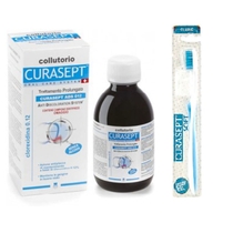 Curasept Pack Duo Collutorio ads 012 trattamento prolungato 200ml + spazzolino soft