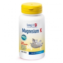 Longlife Magnesium K integratore alimentare di Magnesio e Potassio 60 capsule-1