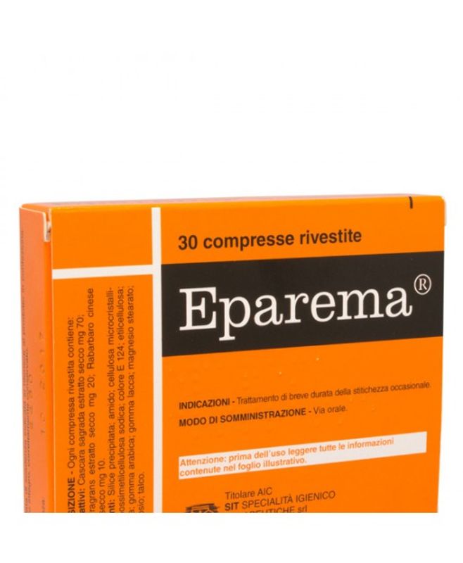 Eparema per la stitichezza 30 compresse rivestite