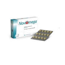 Novomega integratore alimentare utile per il controllo del Colesterolo 30 capsule-1