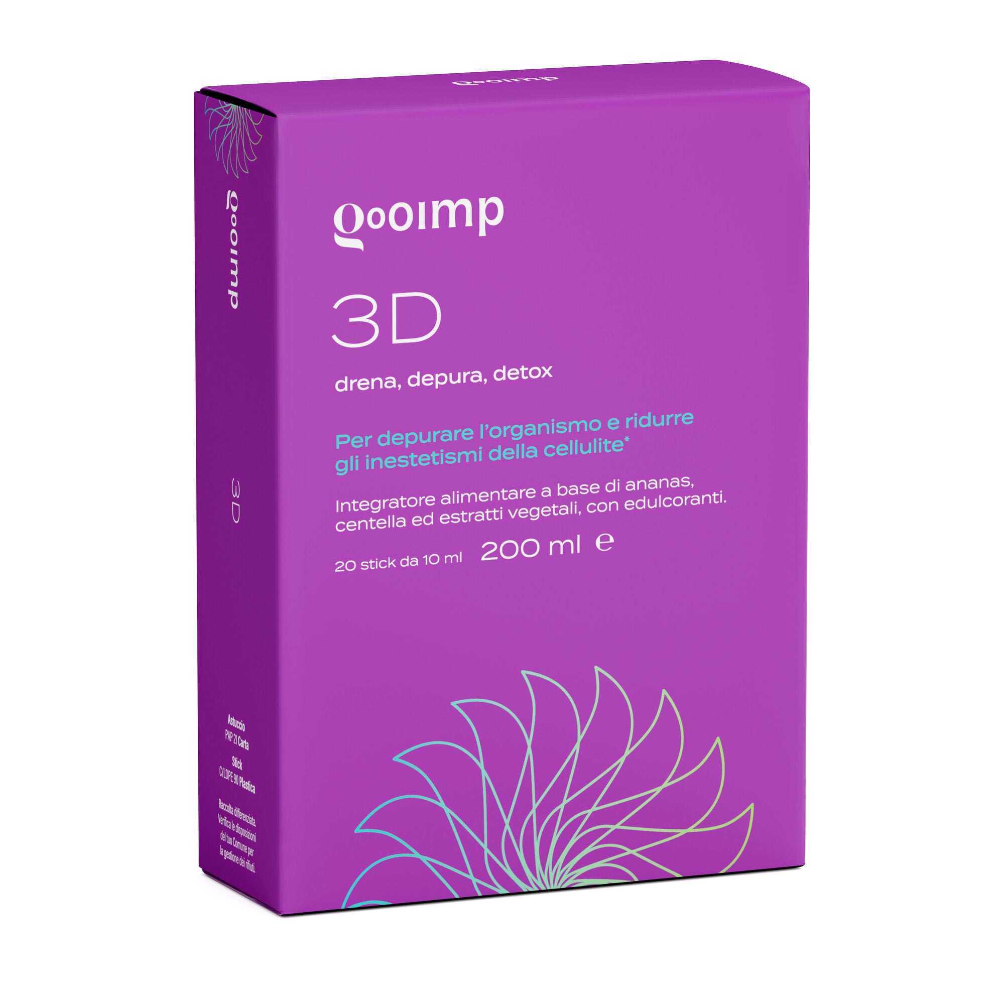 Gooimp 3D Drena Depura Detox 20 Stick Pack