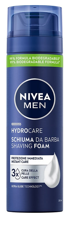 Nivea Men Hydrocare Schiuma Da Barba 200ml