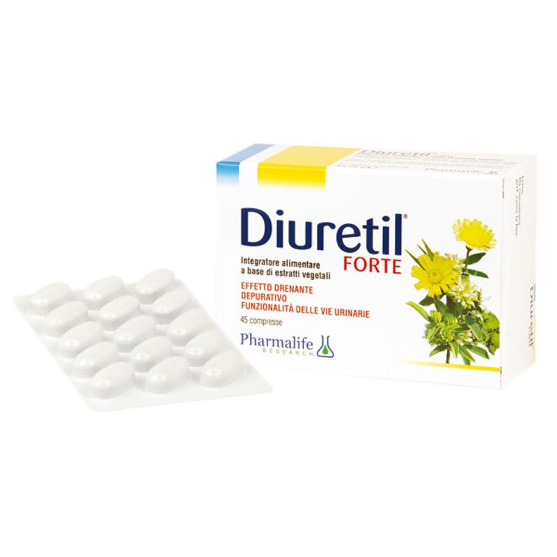 Pharmalife Diuretil Forte integratore alimentare drenante 45 compresse