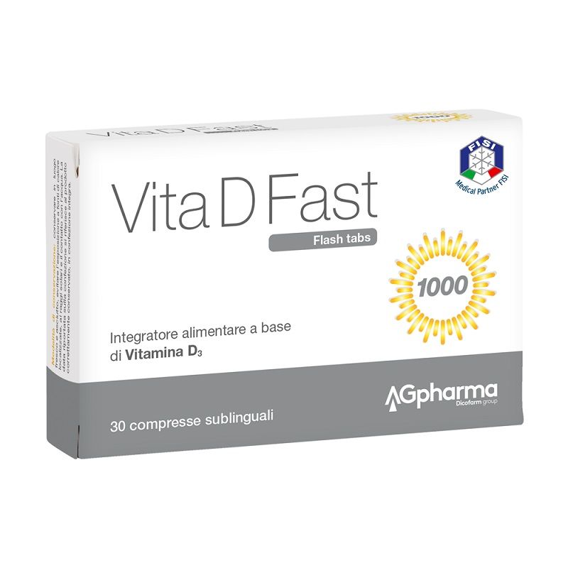 Vita D Fast per il benessere intestinale e sistema immunitario 30 compresse