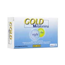 Melatonina Gold HTP integratore alimentare utile in caso di stress 60 compresse