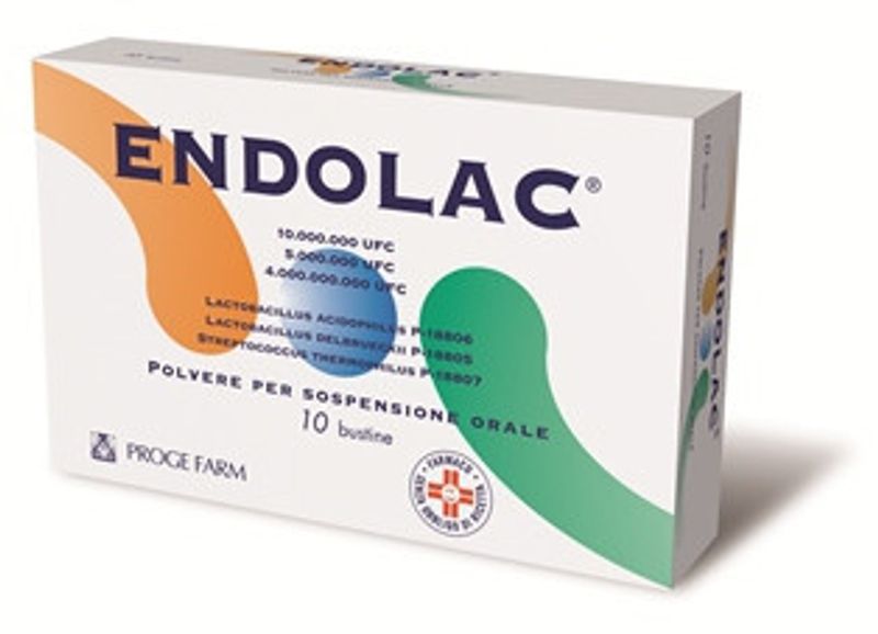 Endolac polvere per sospensione orale 10 bustine