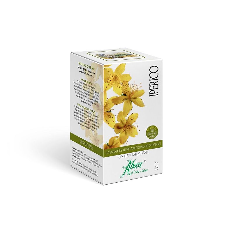 Aboca Iperico Concentrato Totale integratore alimentare utile per l'umore 50 opercoli