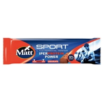 Matt Energy Sprint barretta proteica utile per la massa muscolare gusto Cioccolato 35g