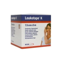 Leukotape K cerotto elastico adesivo 7,5cmX5m colori assortiti-1