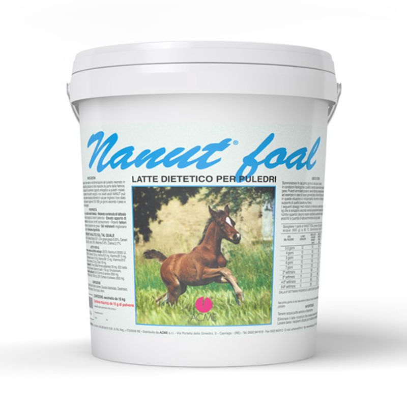 Nanut Foal Polvere mangime complementare d'allattamento per puledri 5kg