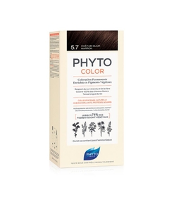 Phyto Phytocolor 5.7 Castano Chiaro Tabacco Colorazione Permanente Per Capelli