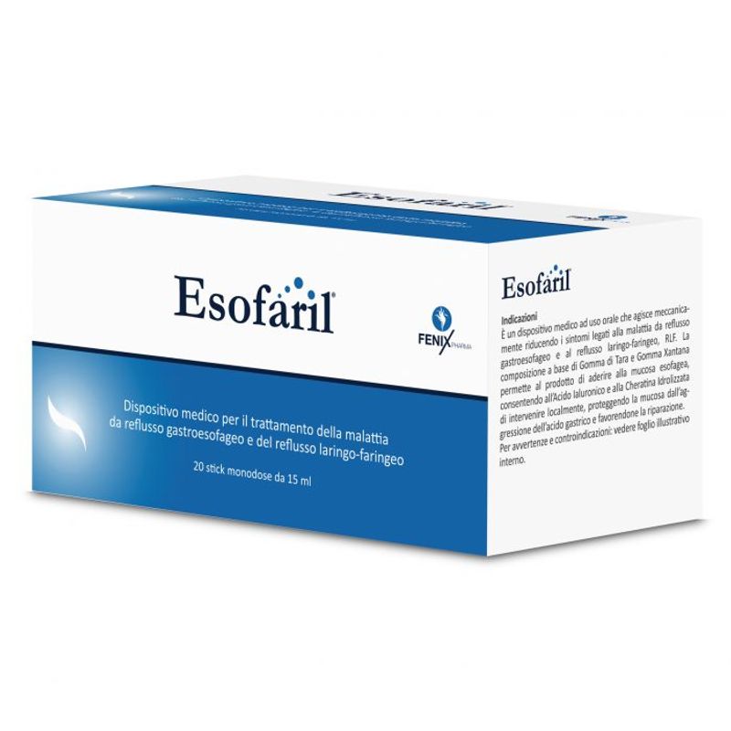 Image of Esofaril utile in caso di reflusso gastroesofageo e laringofaringeo 20 buste