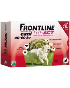 Frontline Tri-Act cani 40-60kg 6 pipette