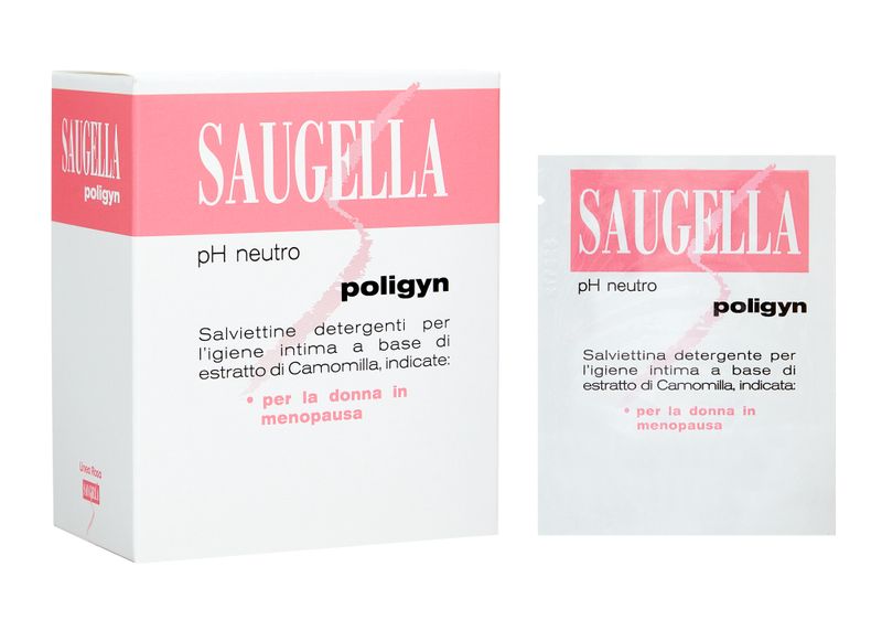 Image of Saugella Salviette detergenti per l'igiene intima alla Camomilla 10 salviette