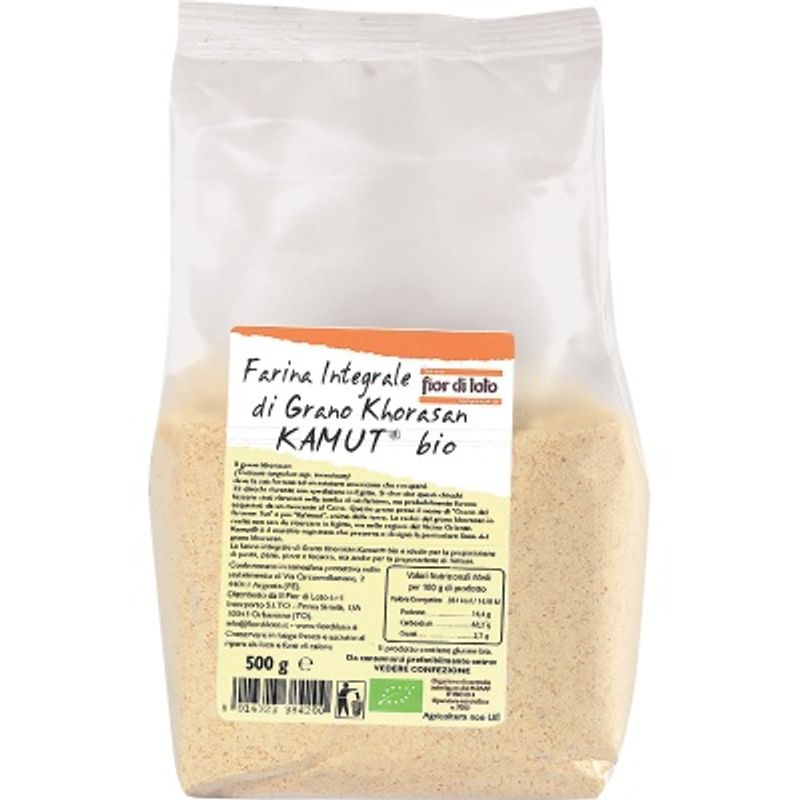 Image of Fior di Loto Farina Integrale di grano Khorasan Kamut Bio 500gr