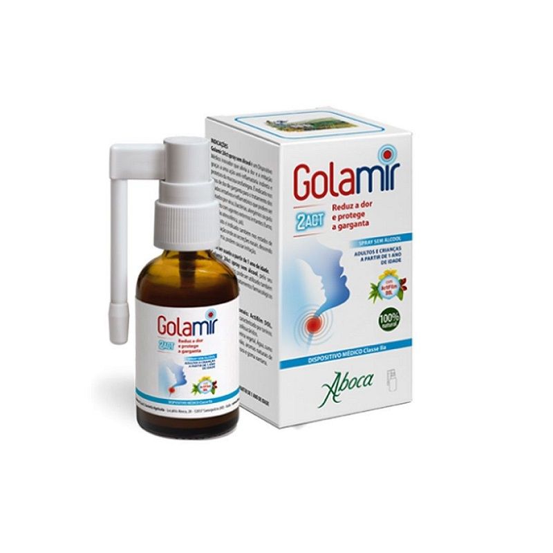 Aboca Golamir 2Act Senza Alcool Riduce il dolore e protegge la gola spray 30ml